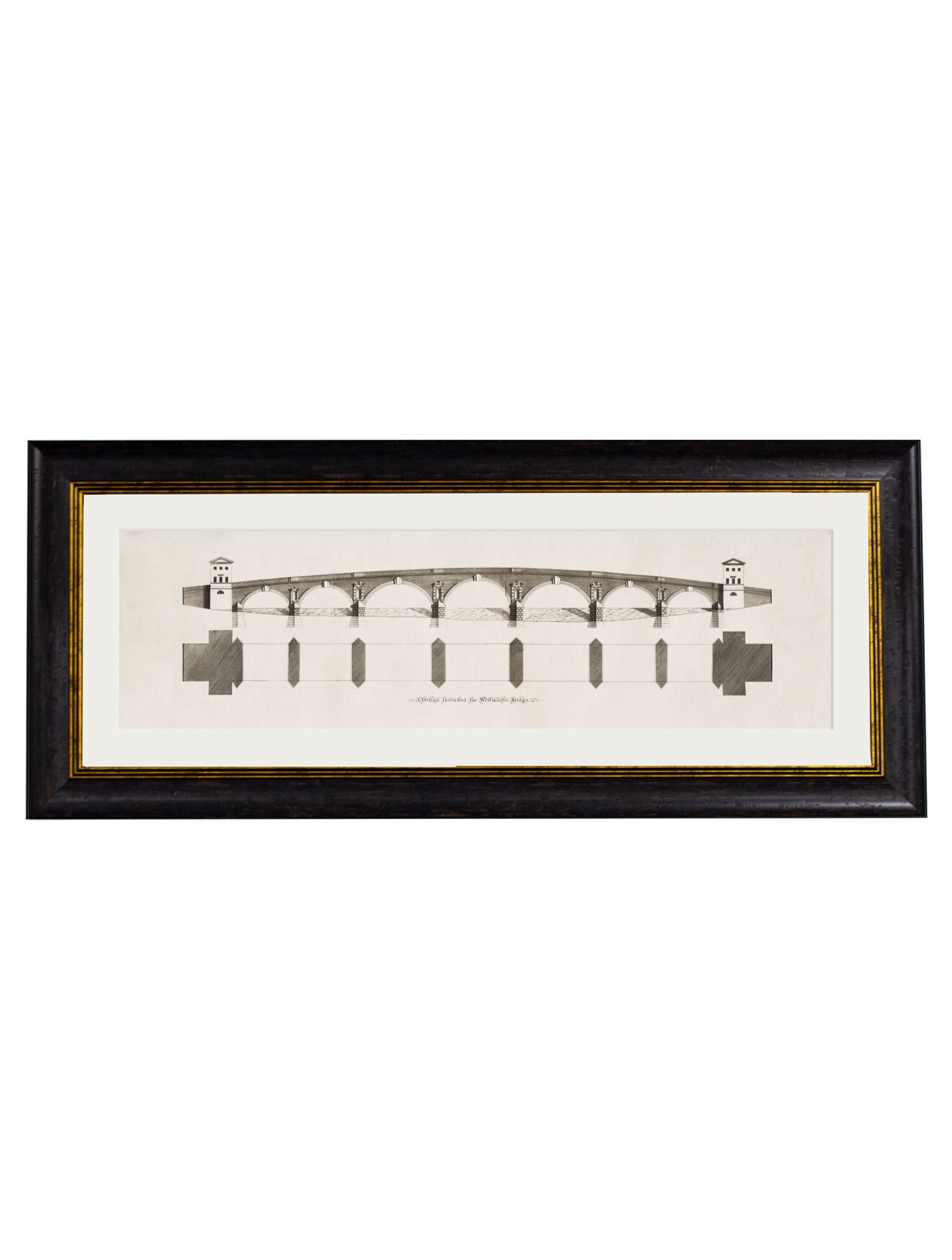 c.1700's Architectural Elevations of Bridges