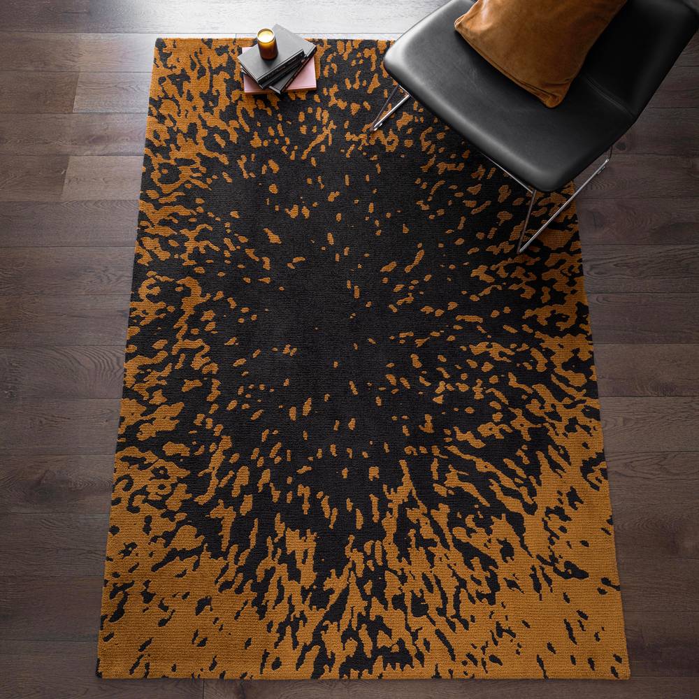 Wilder 200x290cm Splash Charcoal Rug