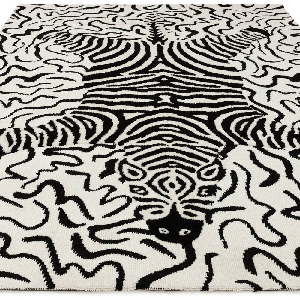Wilder 160x230cm Zebra Mono Rug