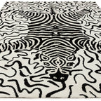 Wilder 200x290cm Zebra Mono Rug