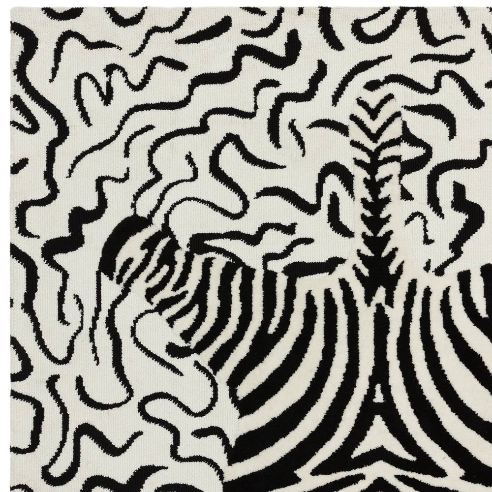 Wilder 120x170cm Zebra Mono Rug