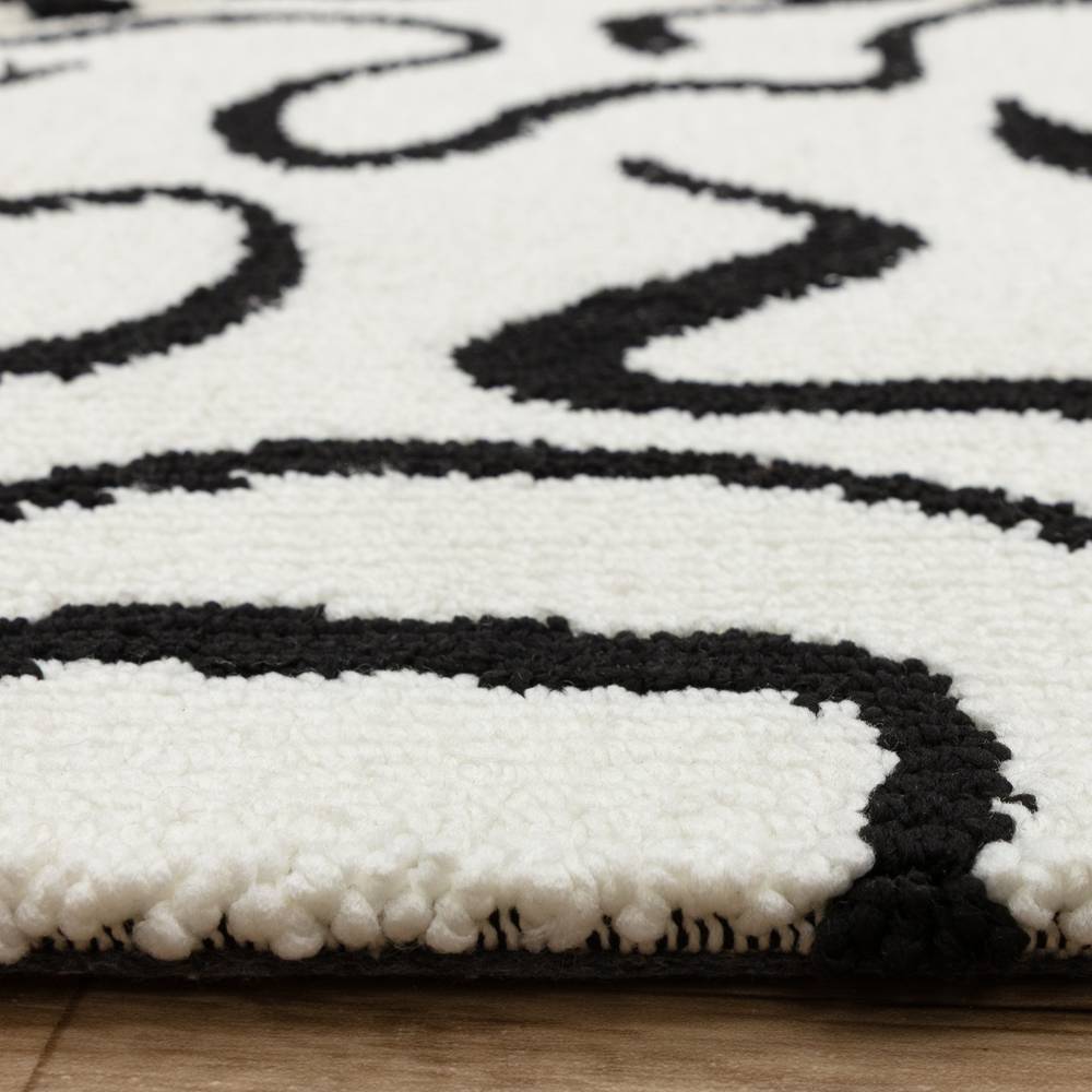 Wilder 120x170cm Zebra Mono Rug