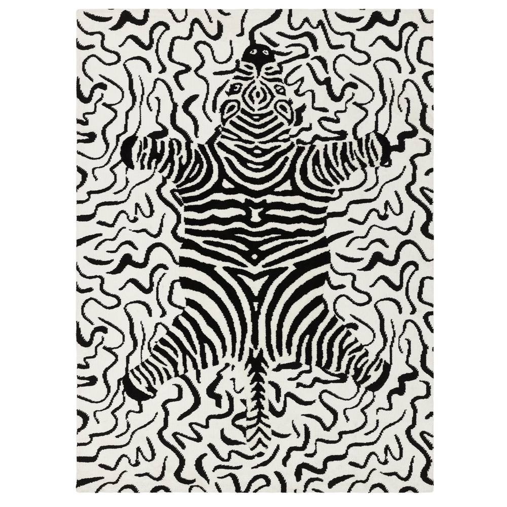Wilder 120x170cm Zebra Mono Rug
