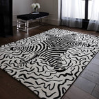 Wilder 200x290cm Zebra Mono Rug