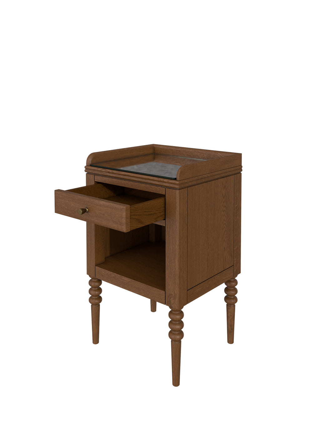 Williamson Teak 1 Drawer Bedside Table