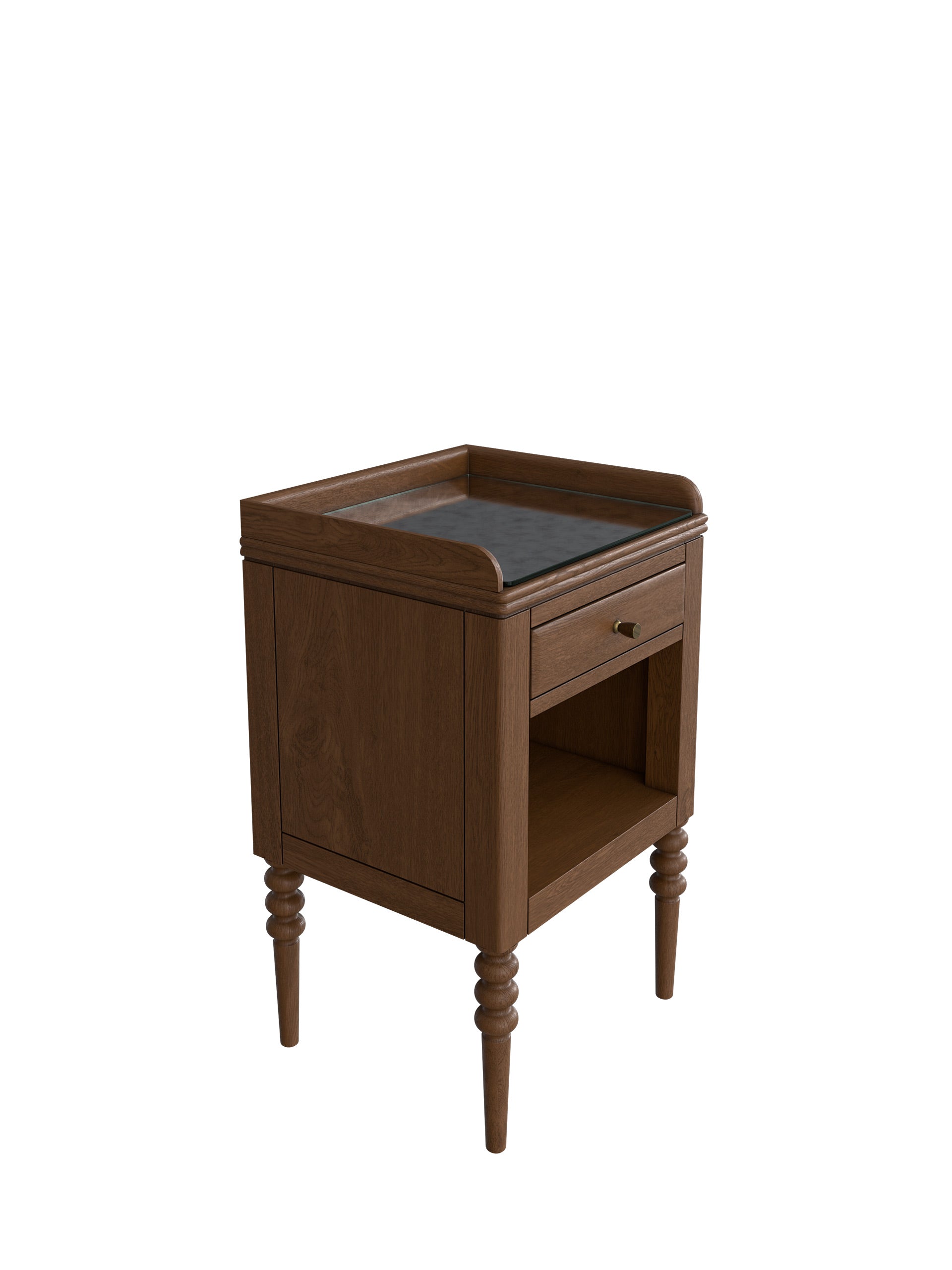 Williamson Teak 1 Drawer Bedside Table