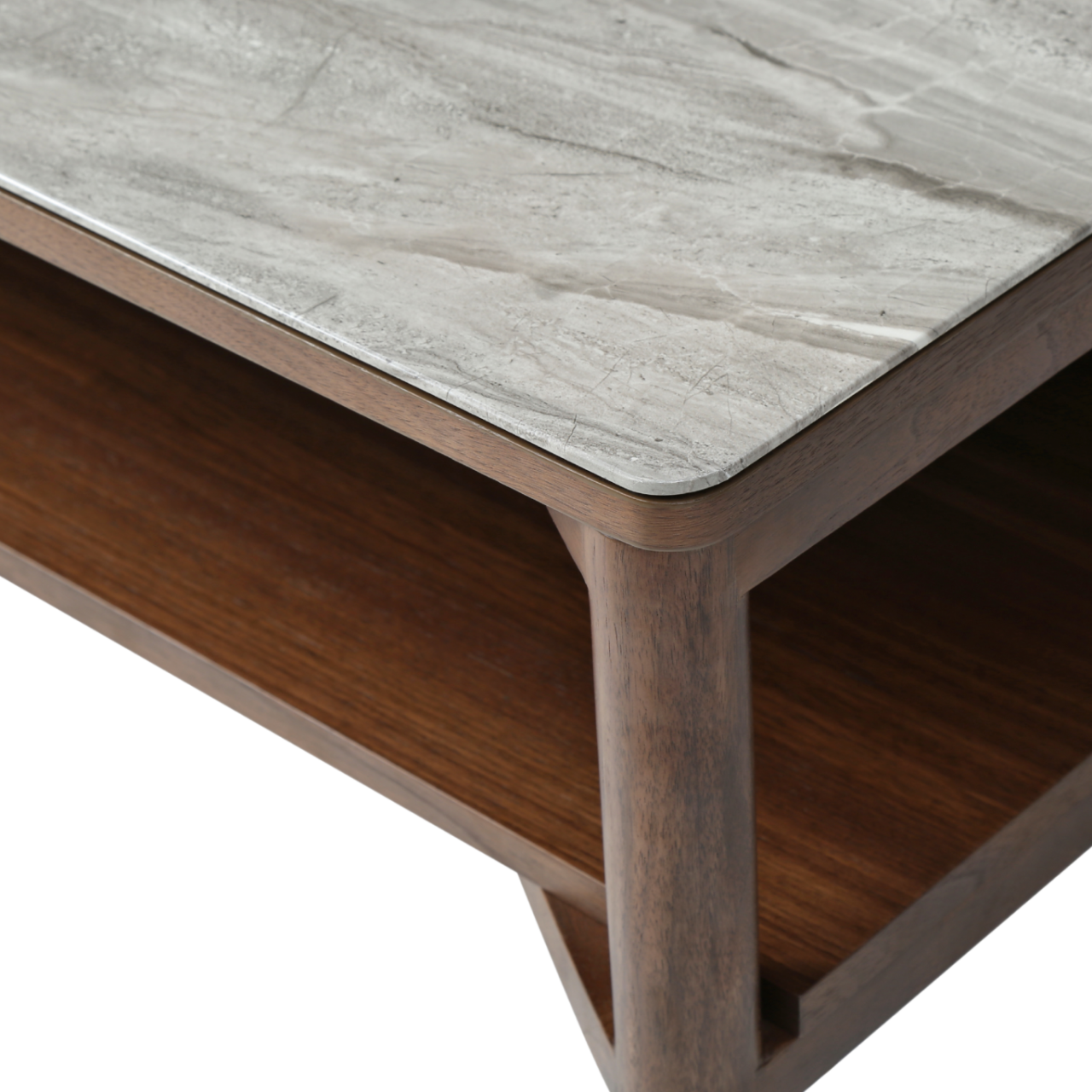 Willow Coffee Table with Shelf