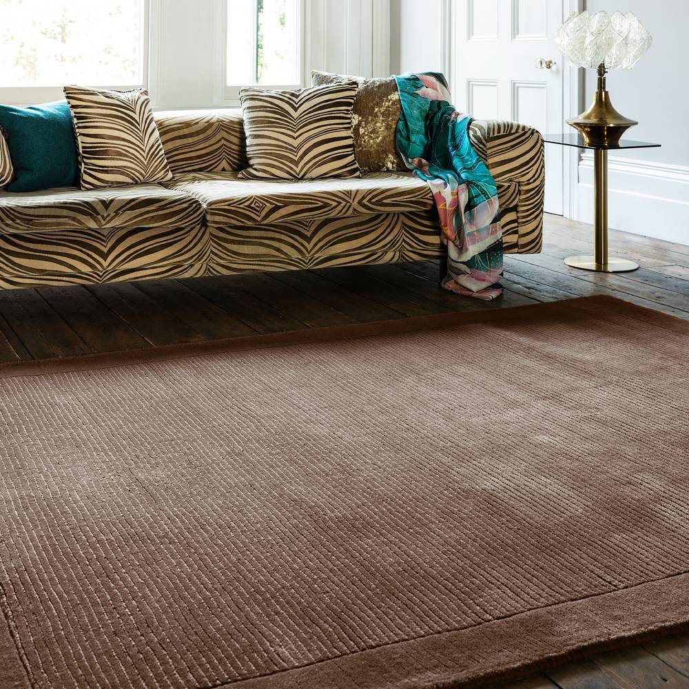 York 200x290cm Chocolate Rug