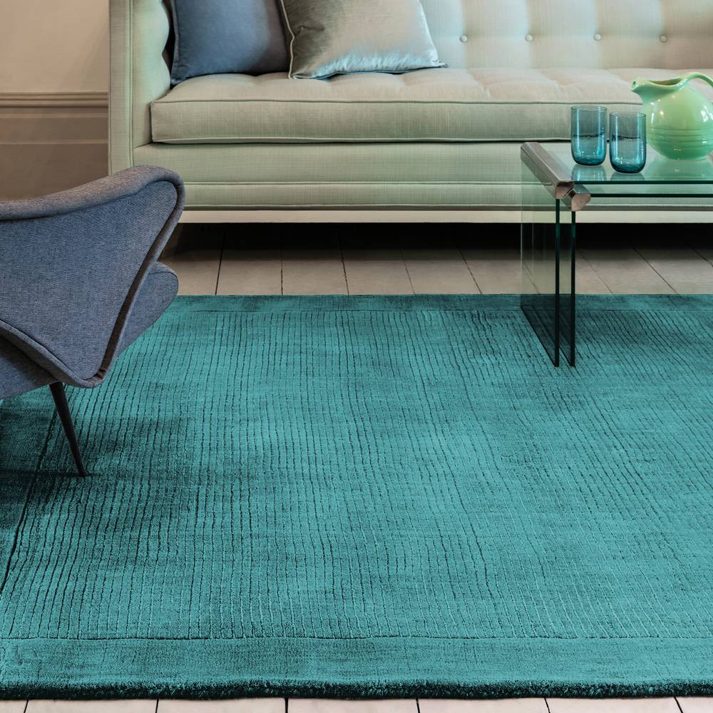 York 200x290cm Teal Rug