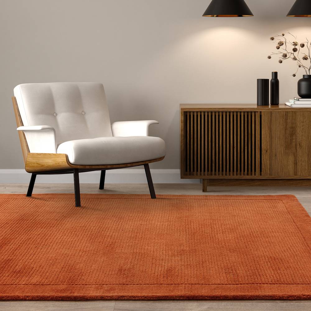 York 200x290cm Terracotta Rug