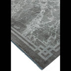 Zehraya 200x290cm ZE04 Silver Border Rug