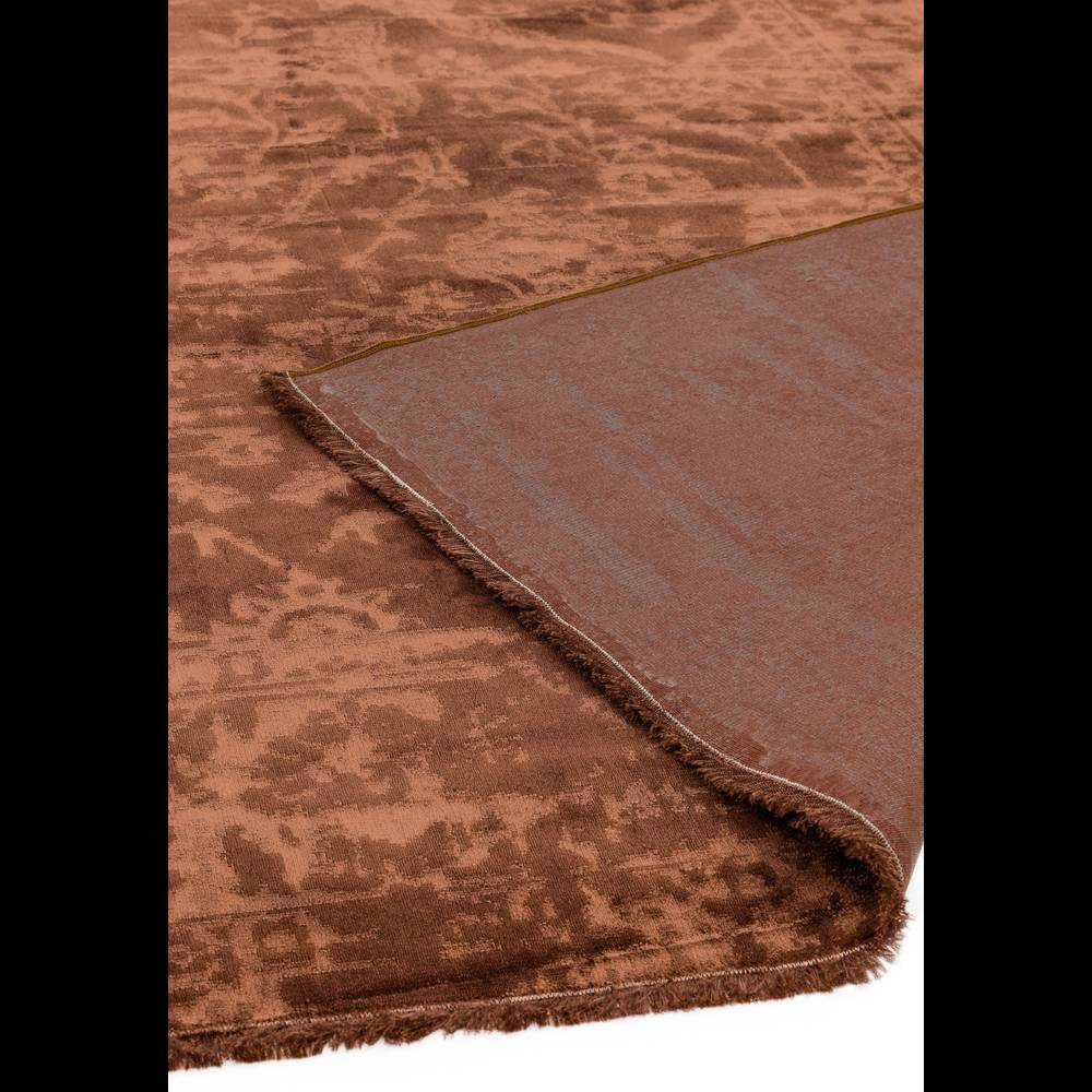 Zehraya 120x180cm ZE05 Rust Abstract Rug