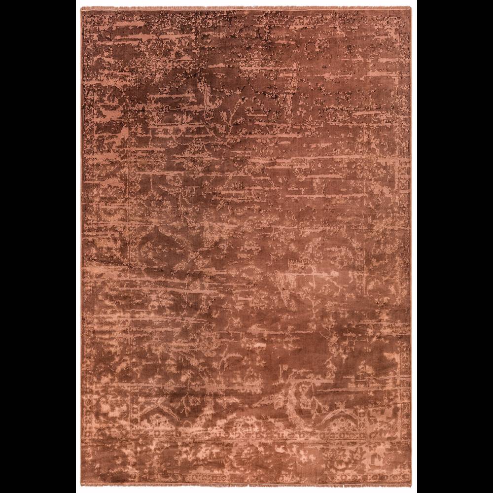 Zehraya 120x180cm ZE05 Rust Abstract Rug