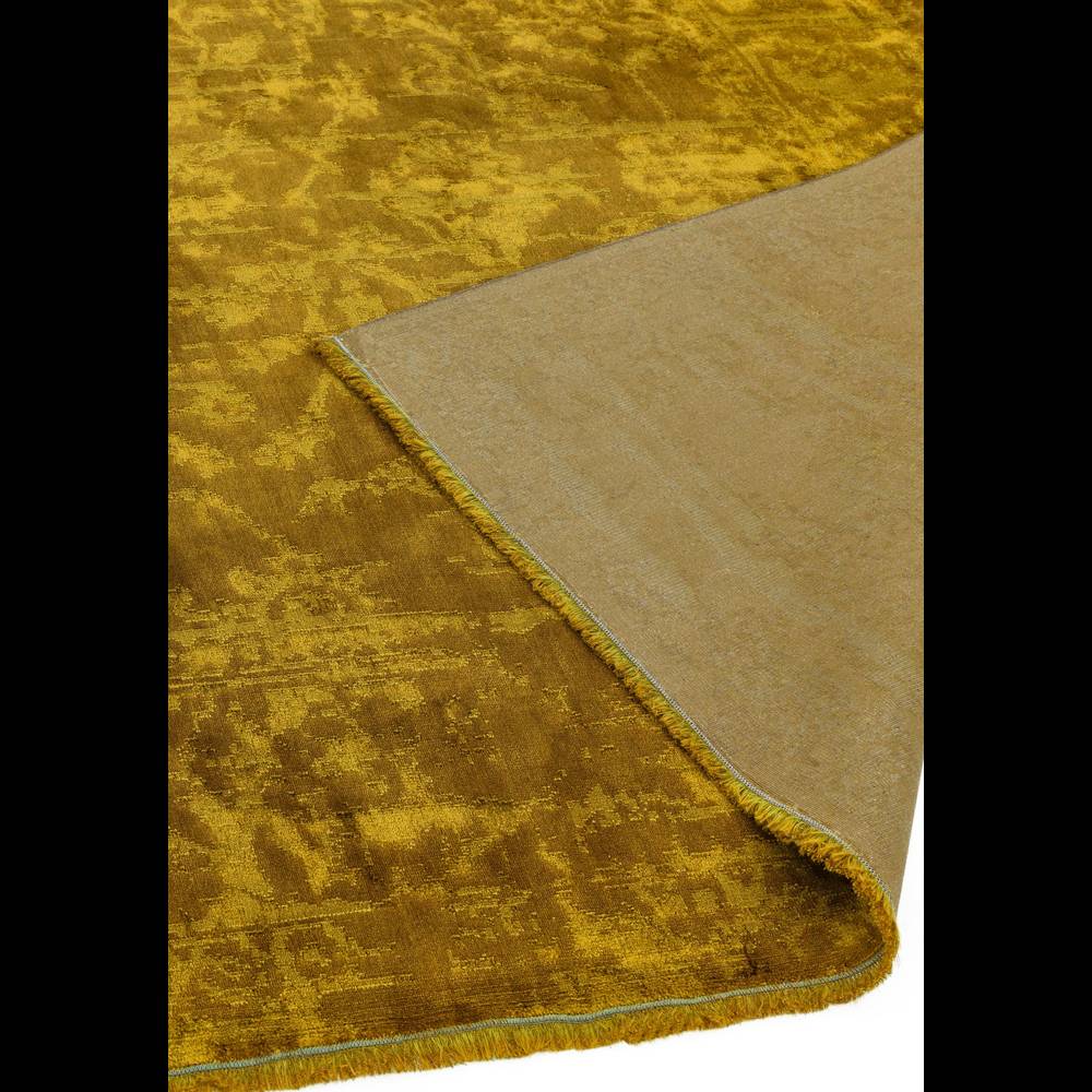 Zehraya 200x290cm ZE09 Gold Abstract Rug