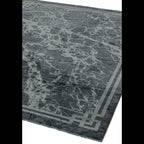 Zehraya 120x180cm ZE03 Grey Border Rug