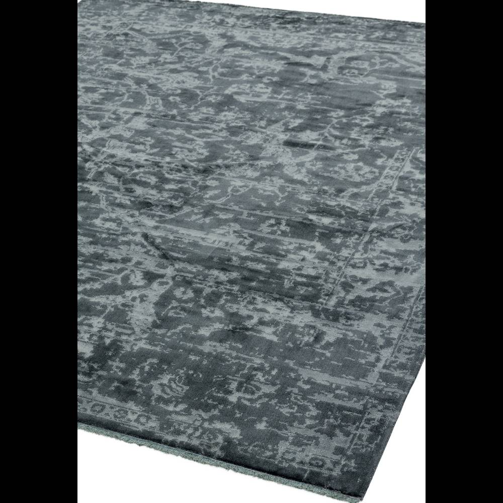 Zehraya 200x290cm ZE07 Charcoal Abstract Rug