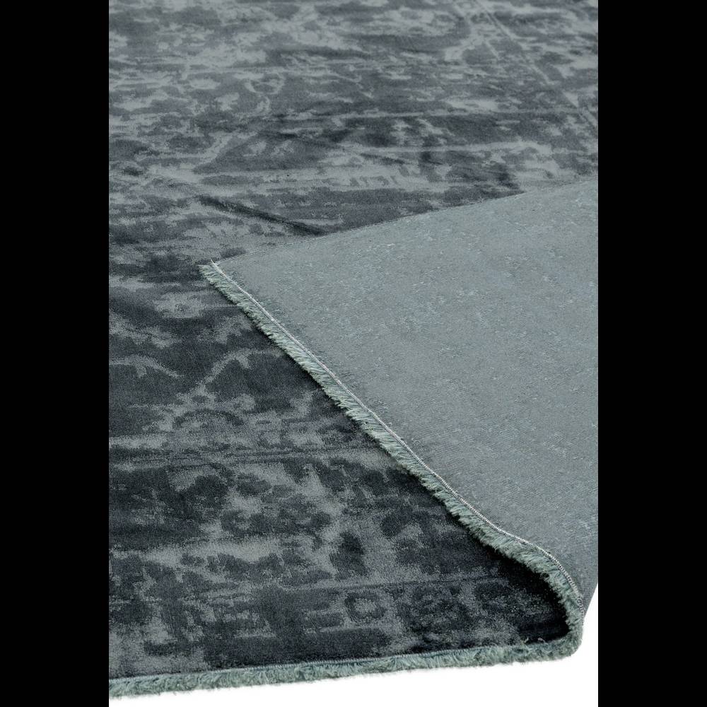 Zehraya 200x290cm ZE07 Charcoal Abstract Rug