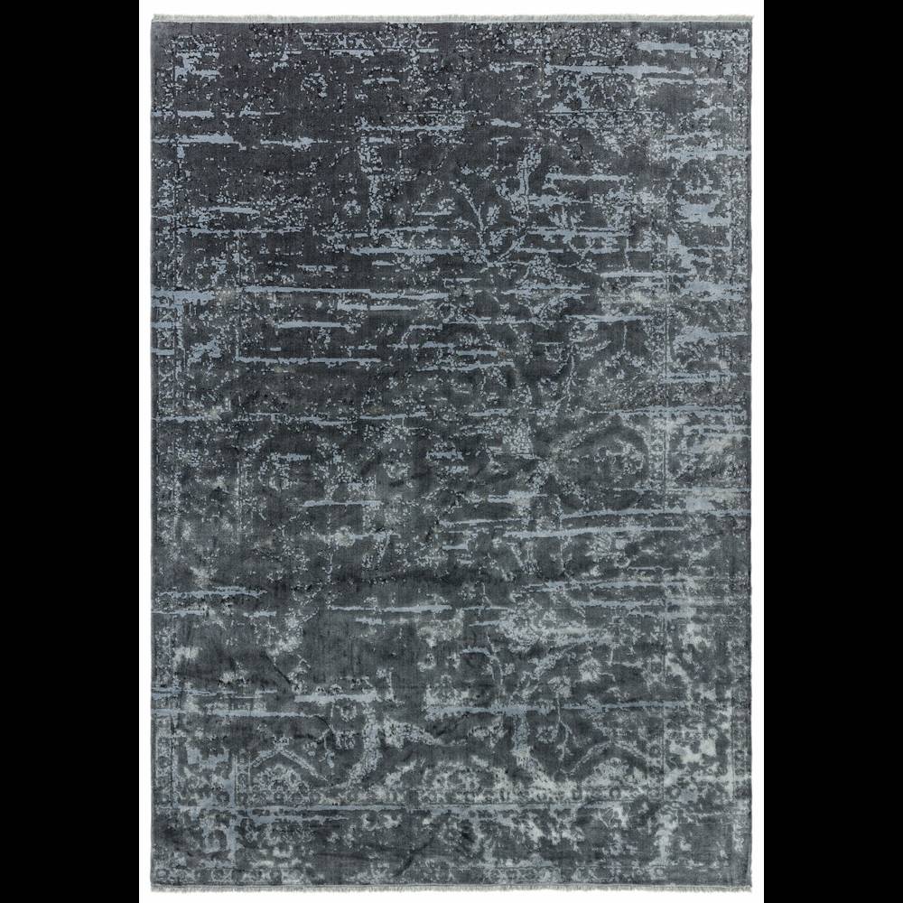 Zehraya 200x290cm ZE07 Charcoal Abstract Rug