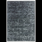 Zehraya 200x290cm ZE07 Charcoal Abstract Rug