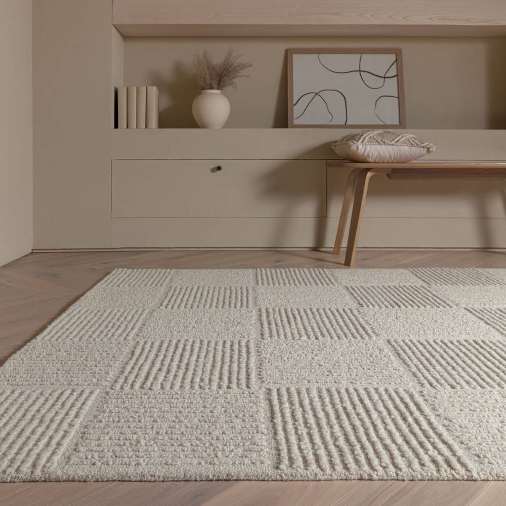 Zennith 200x290cm Grid Rug